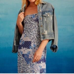 Altar’d State Blue Floral Dress